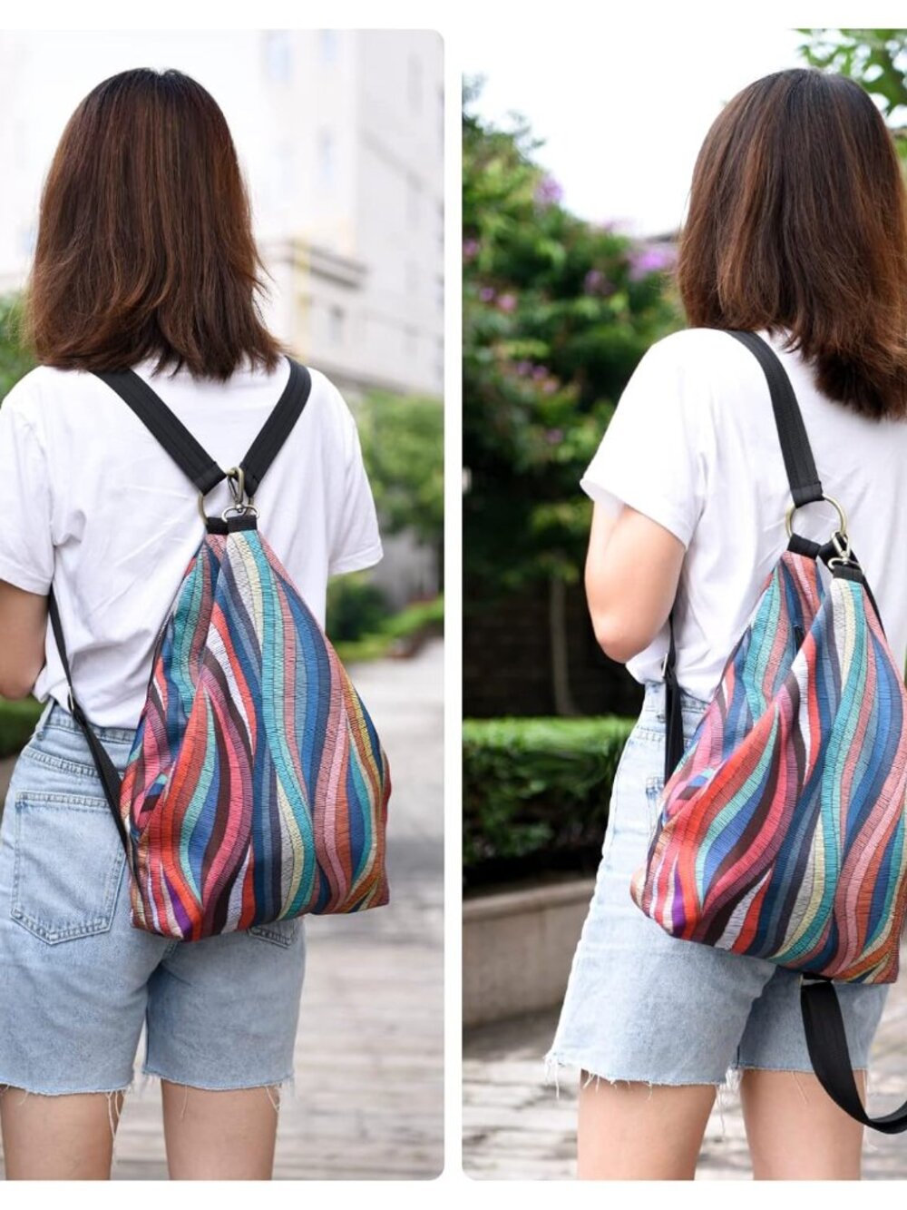 Premium Backpack for Women, Bohemia Style Fashion Casual Daypack Backpack, Small - Picture 6 of 6